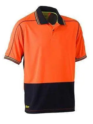 Bisley Workwear Hi-vis Polyester Mesh Polo Shirt BK1219 Metro Workwear.